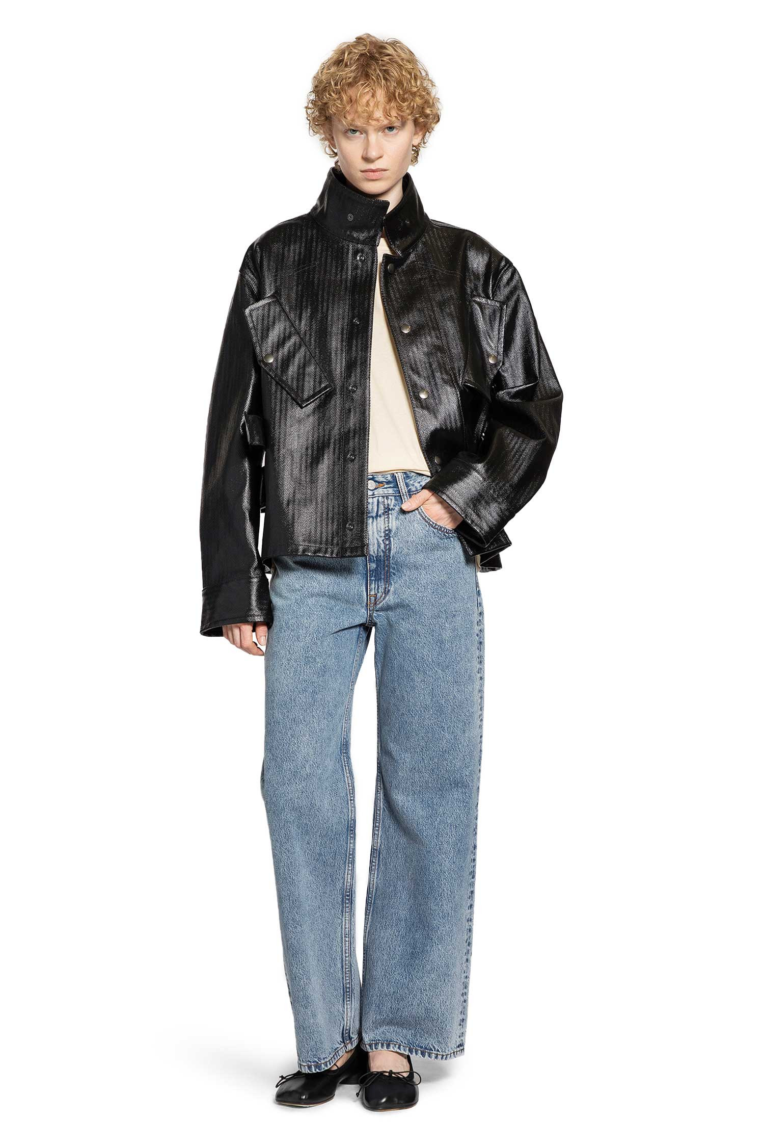 Mm6 Maison Margiela Woman Blue Jeans - 5