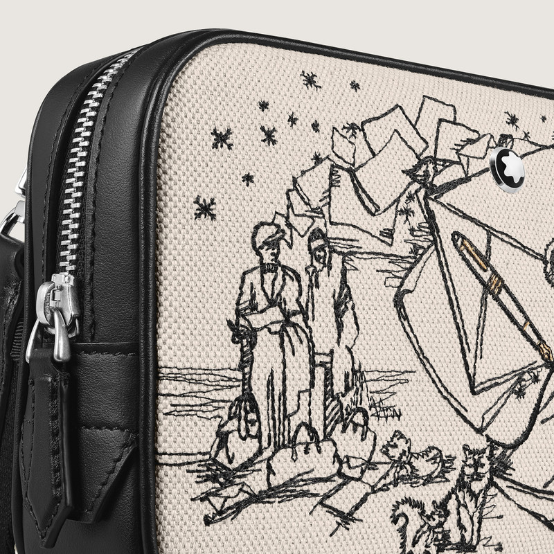 Montblanc MINI CROSSBODY BAG IN EMBROIDERED CANVAS outlook
