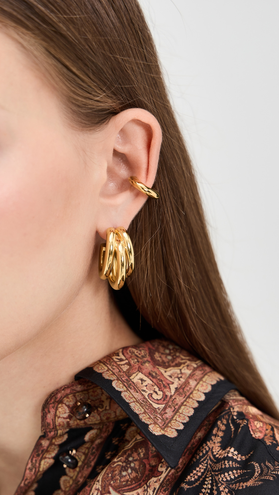 Kit Pin and Cuff Earrings - 2