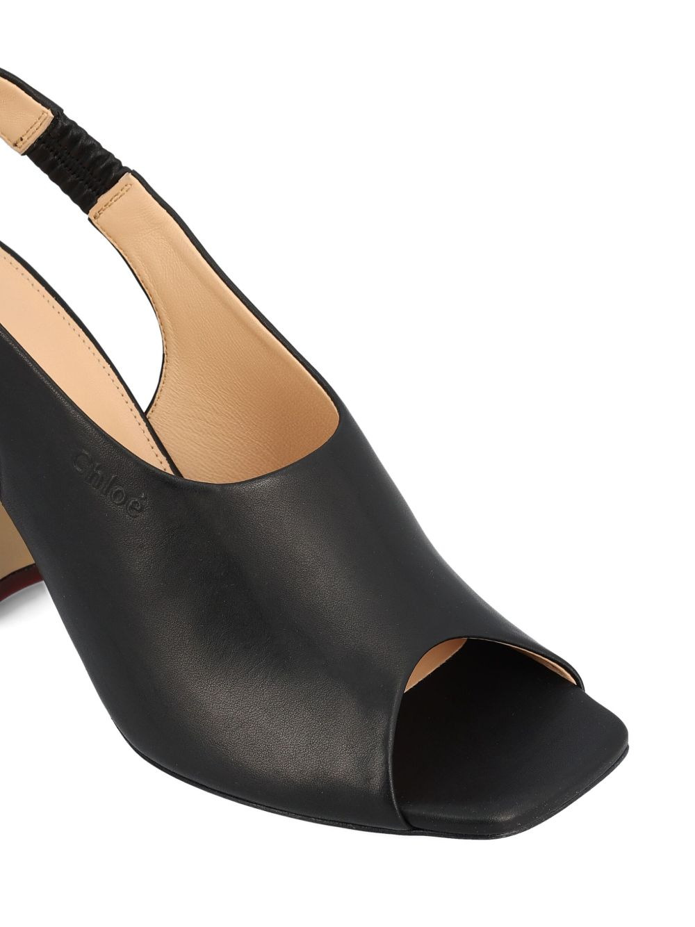 square-toe sandals - 4