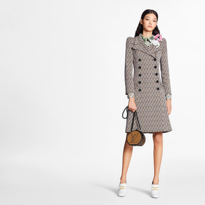 Louis Vuitton Double-Breasted Knit Coat outlook