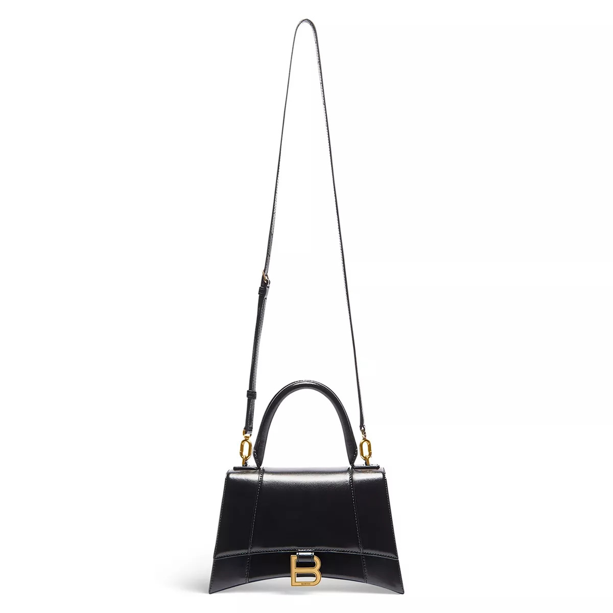 Hourglass Handbag Crocodile Embossed - 3