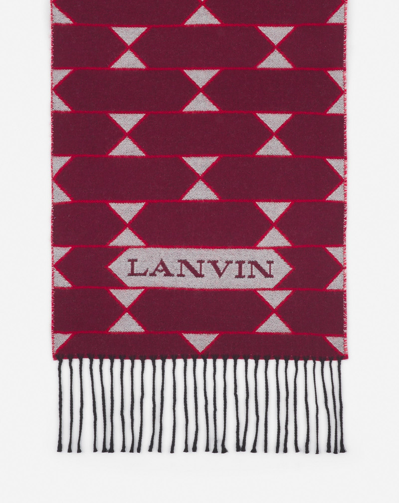 TWO-TONE WOOL SCARF 6