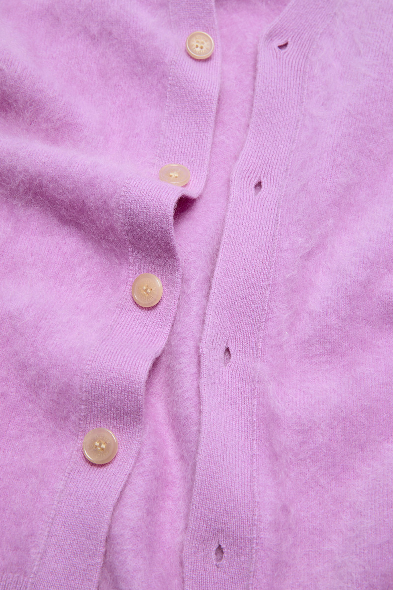 Cashmere cardigan - Year of the Horse - Pink/purple 5