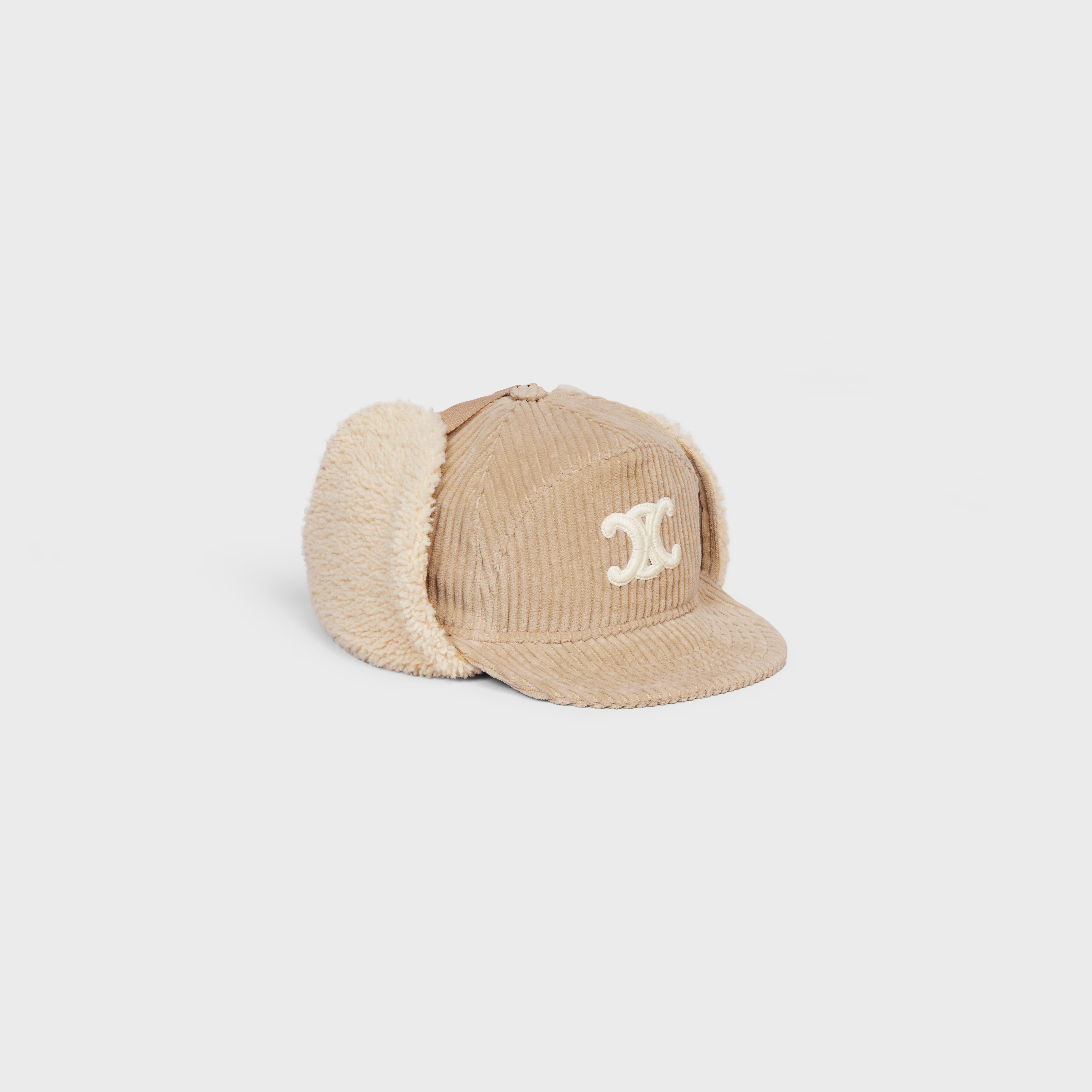 CELINE TRIOMPHE CHAPKA HAT IN VELVET | REVERSIBLE