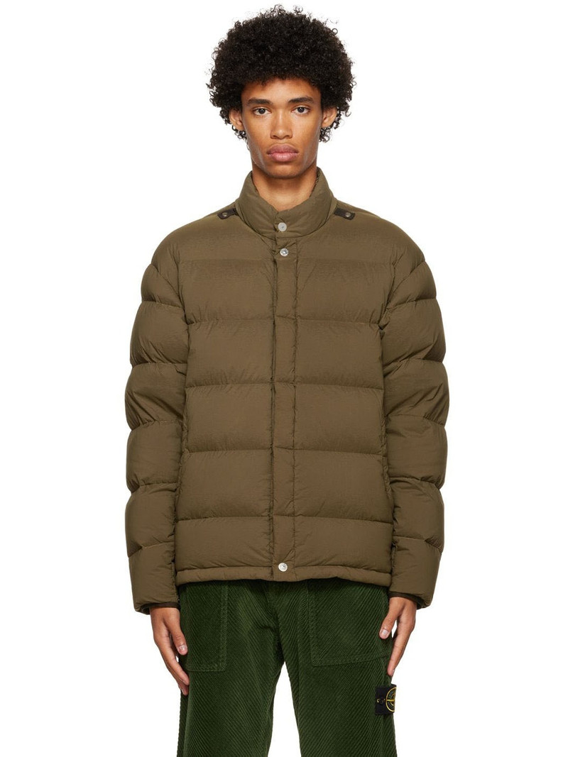 Khaki Augment Down Jacket - 1