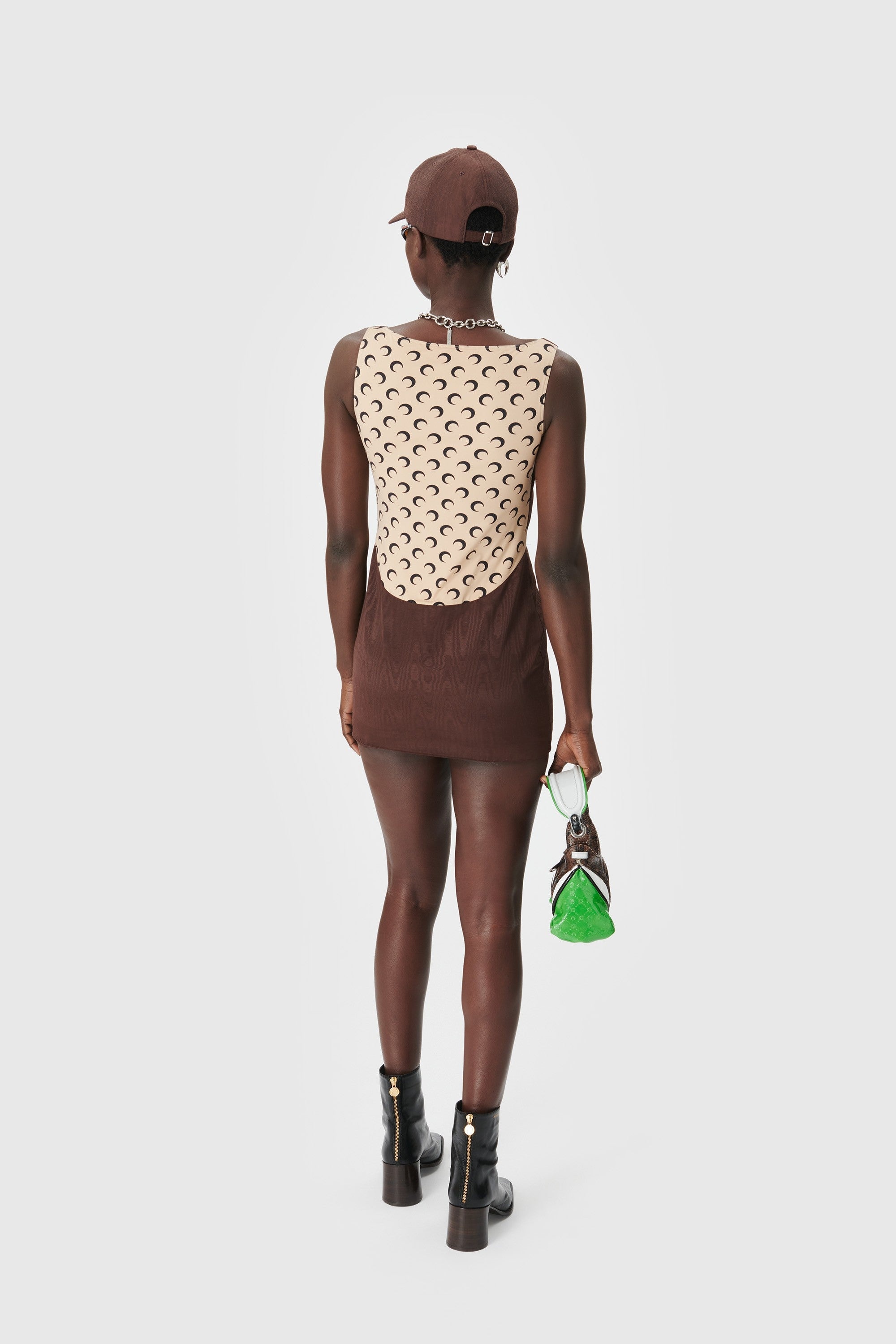 Regenerated Moire Mini Dress - 3