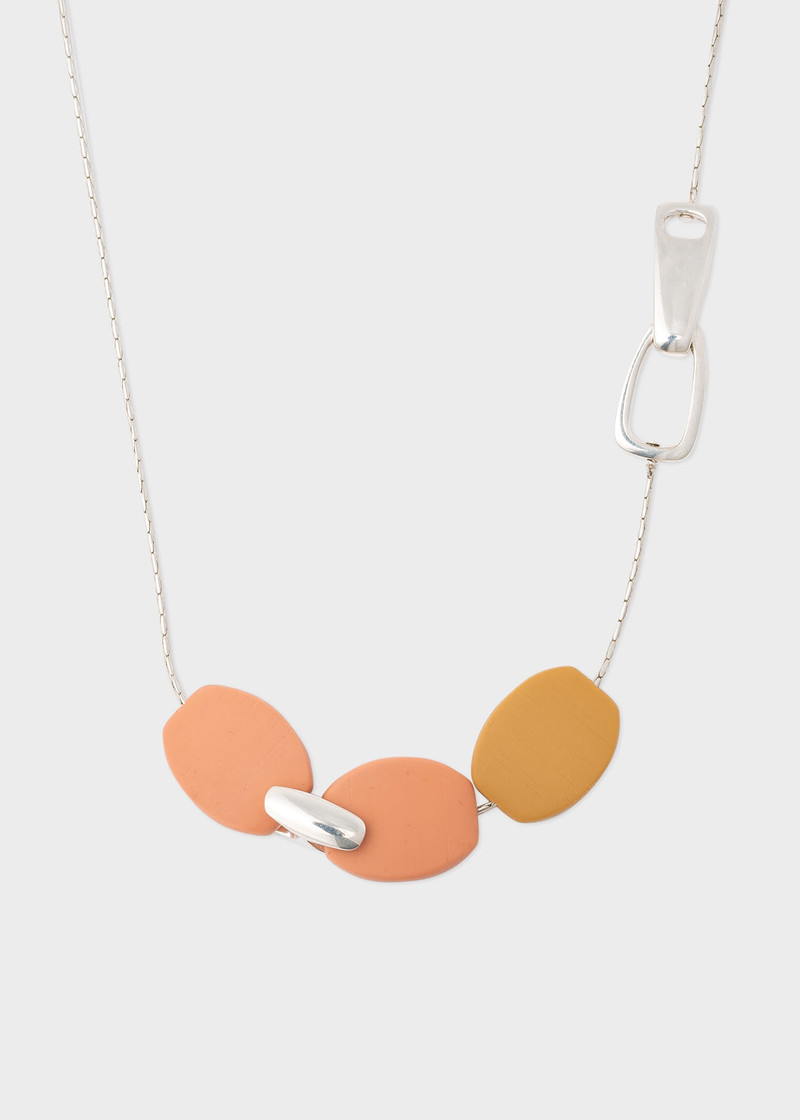 'Barbara' Beaded Sterling Silver Necklace 1