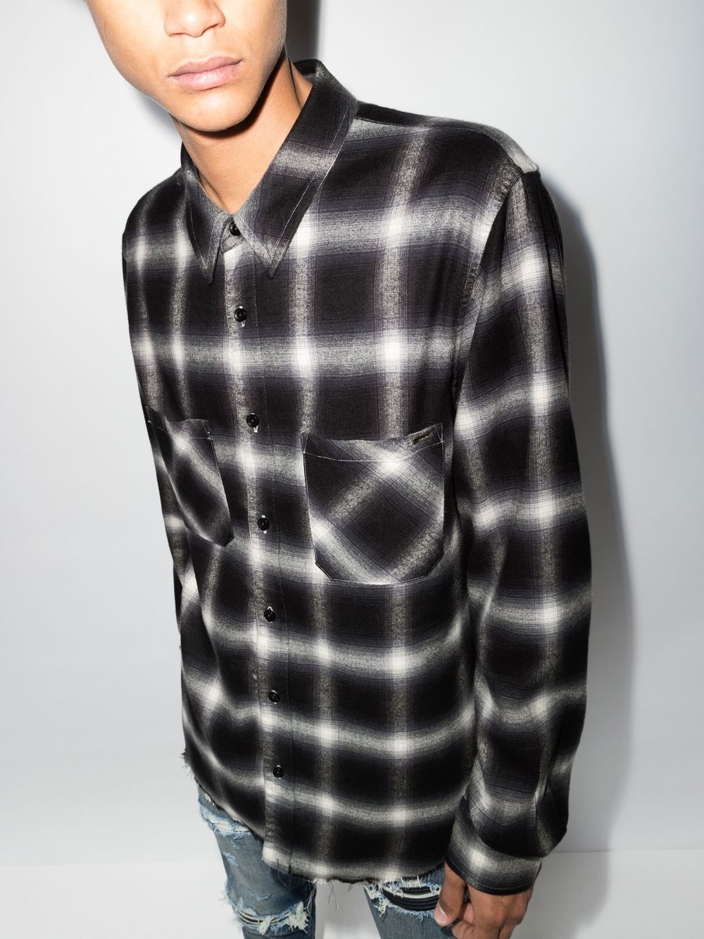 Core Shadow plaid shirt - 2