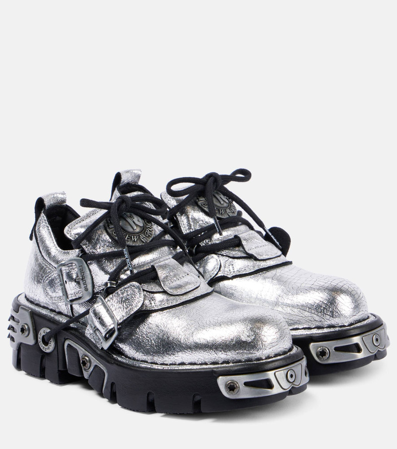 x New Rock embellished leather boots - 1