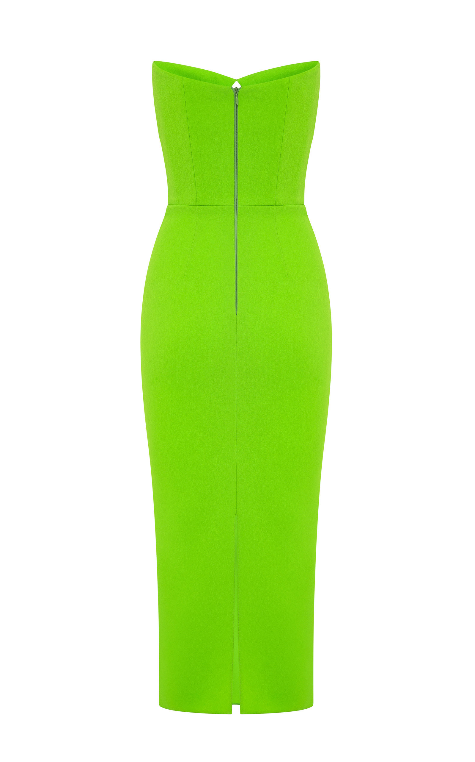Hale Stretch Crepe Cut Out Midi Dress green - 3
