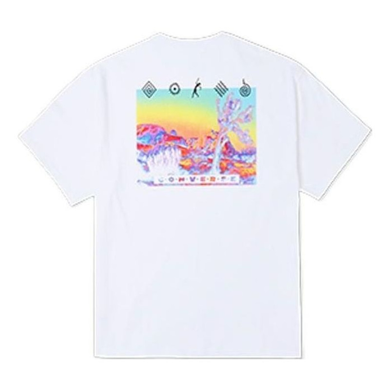 Converse Converse Inverted Desert Graphic T-Shirt 'White' 10023994-A03 outlook