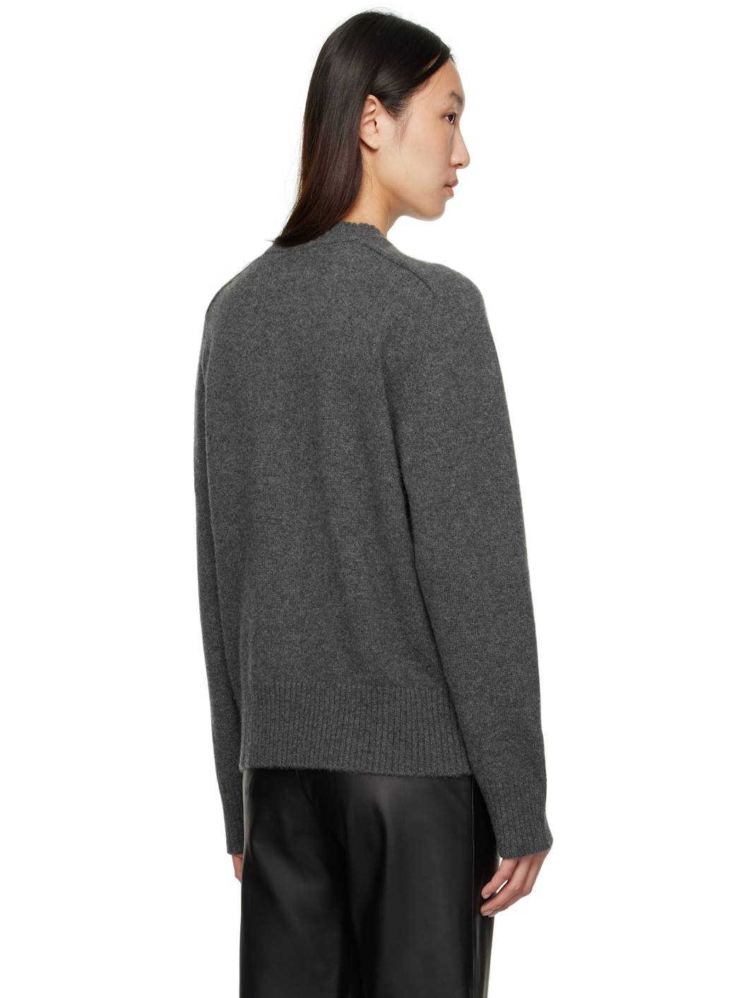Gray Baltra Cashmere Sweater - 3