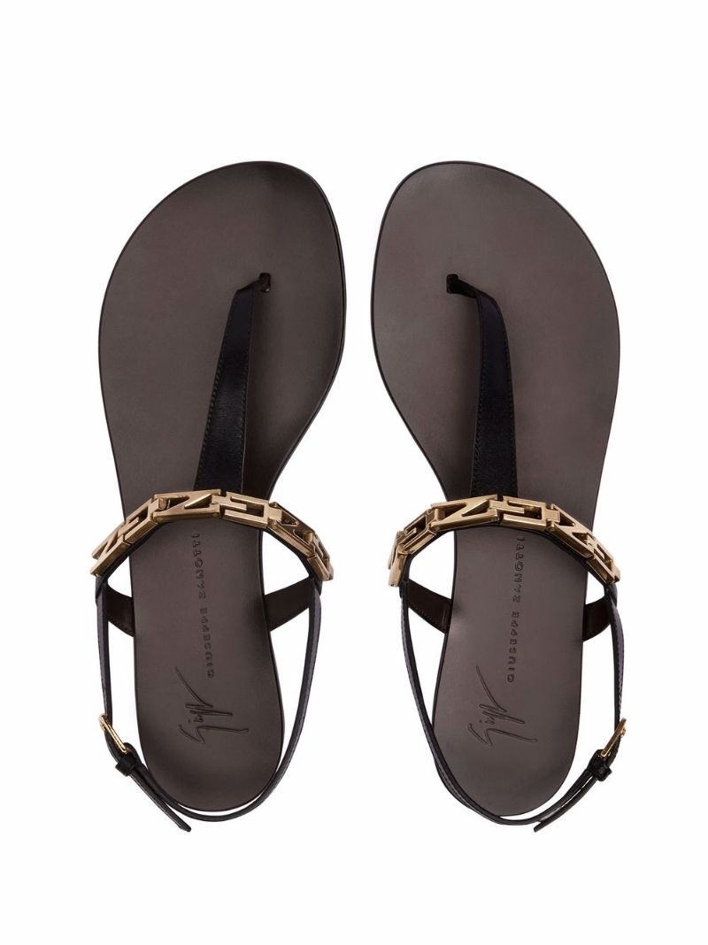 Musicaa monogram-chain sandals - 8