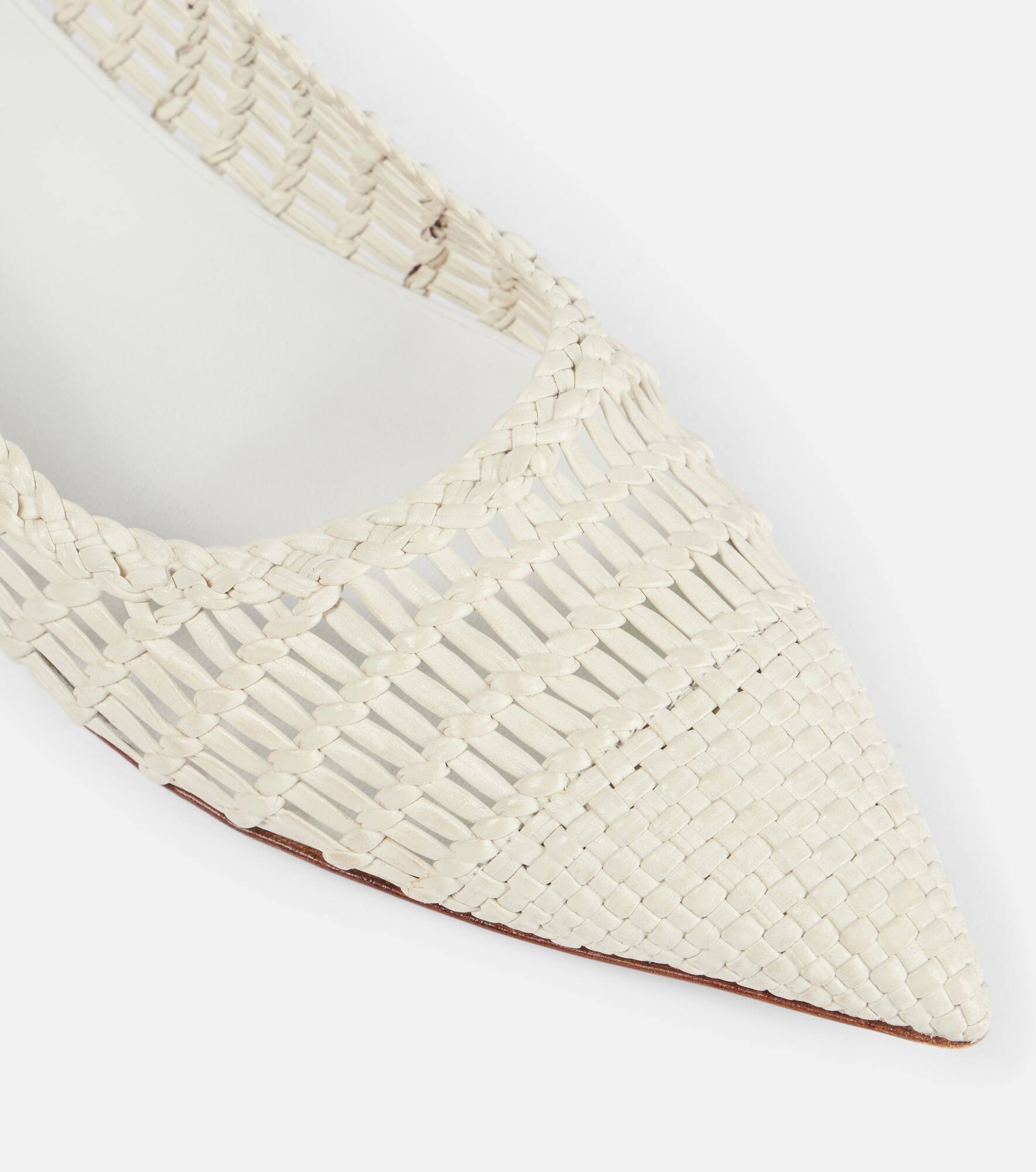 Milos woven leather ballet flats - 5