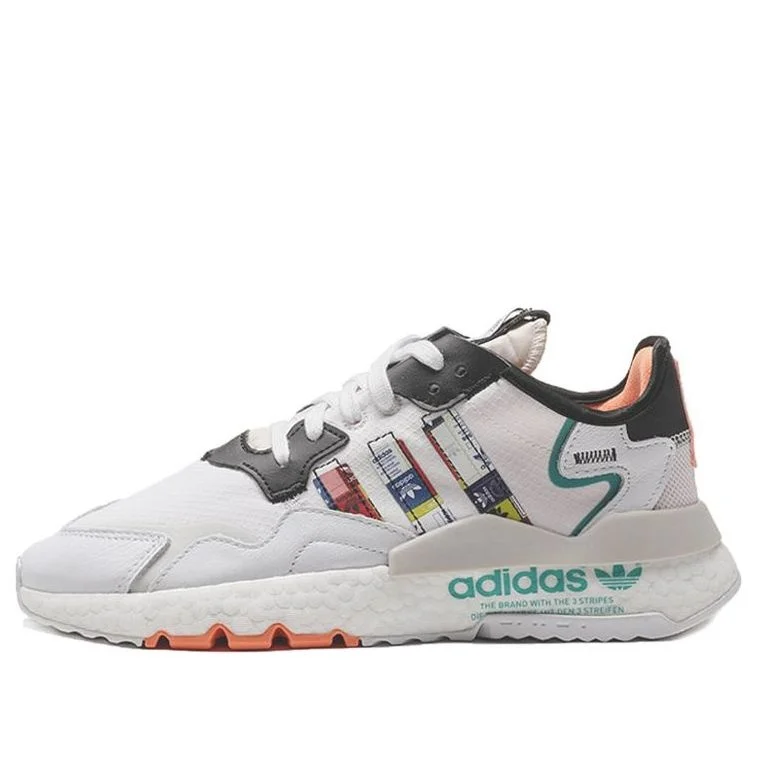 adidas originals Nite Jogger Boost 'Grey Black Green' FX3811 - 1
