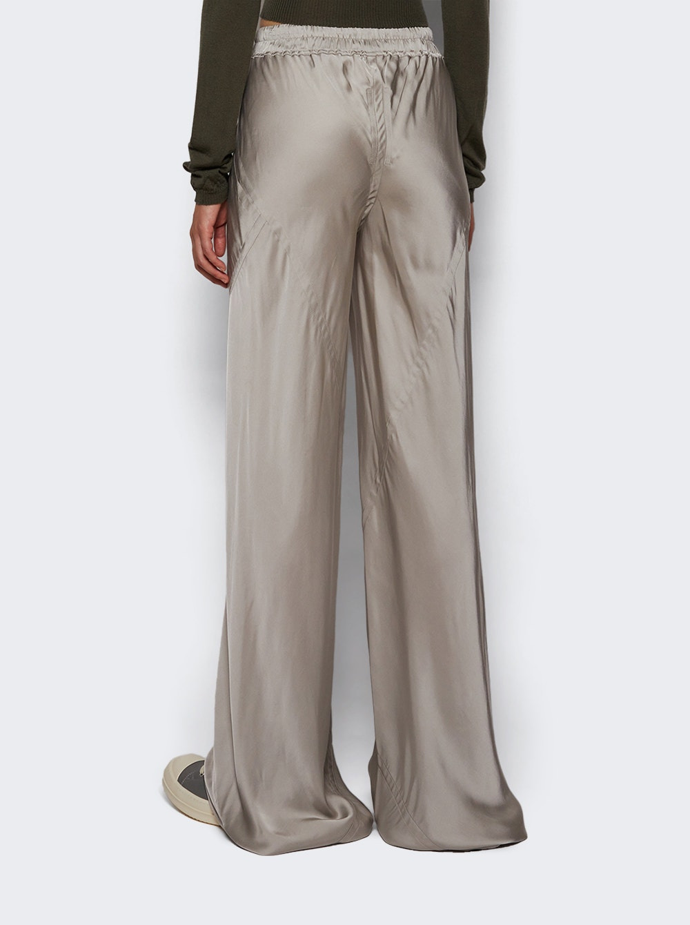 Drawstring Bias Pants Pearl - 4