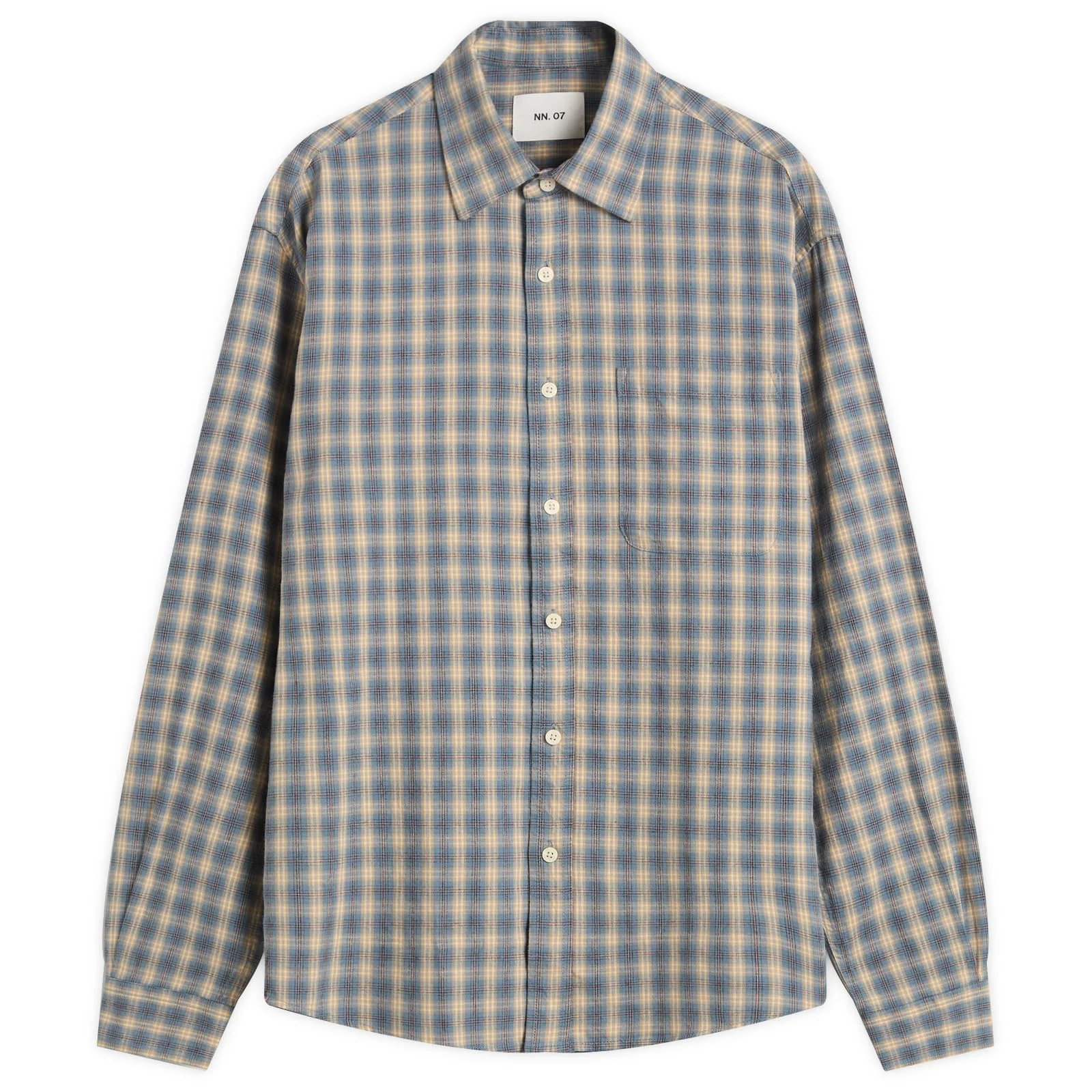 NN07 Deon Check Flannel Shirt - 1