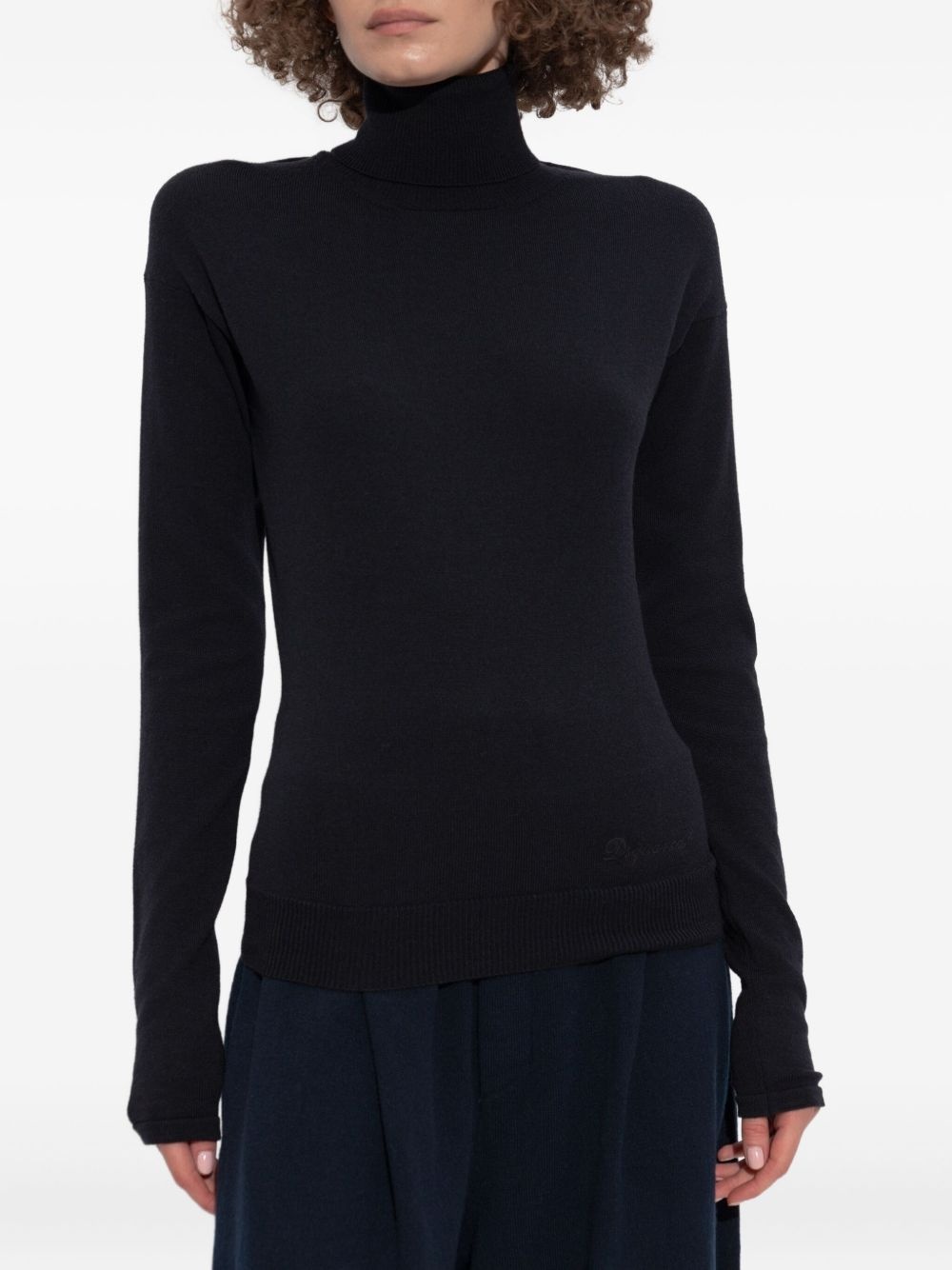 high-neck sweater - 3