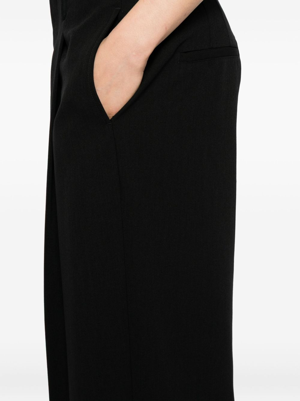 high-waist pleated trousers - 5