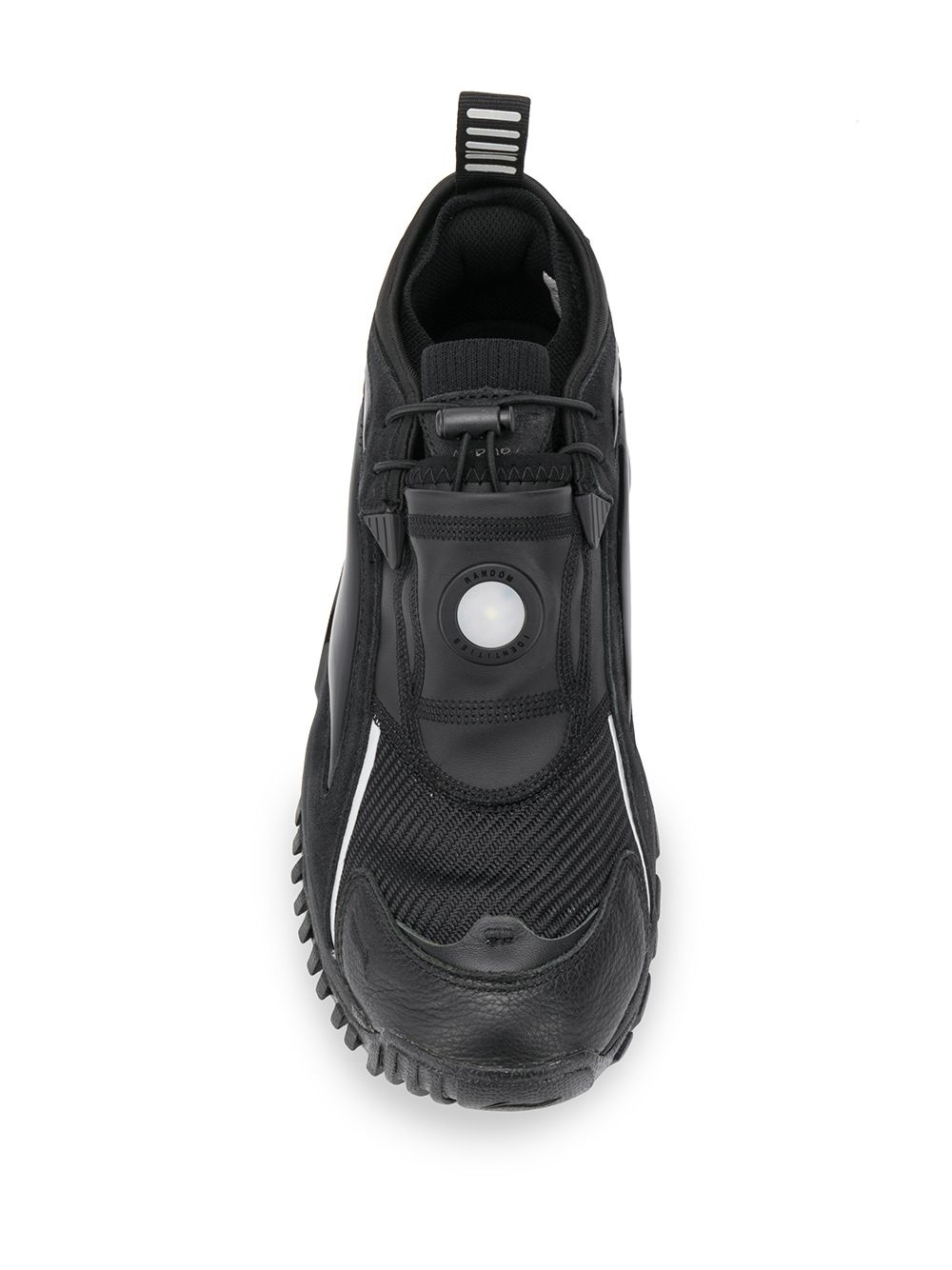 contrast panel toggle detail sneakers - 4