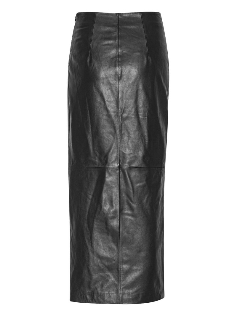 leather maxi skirt 4