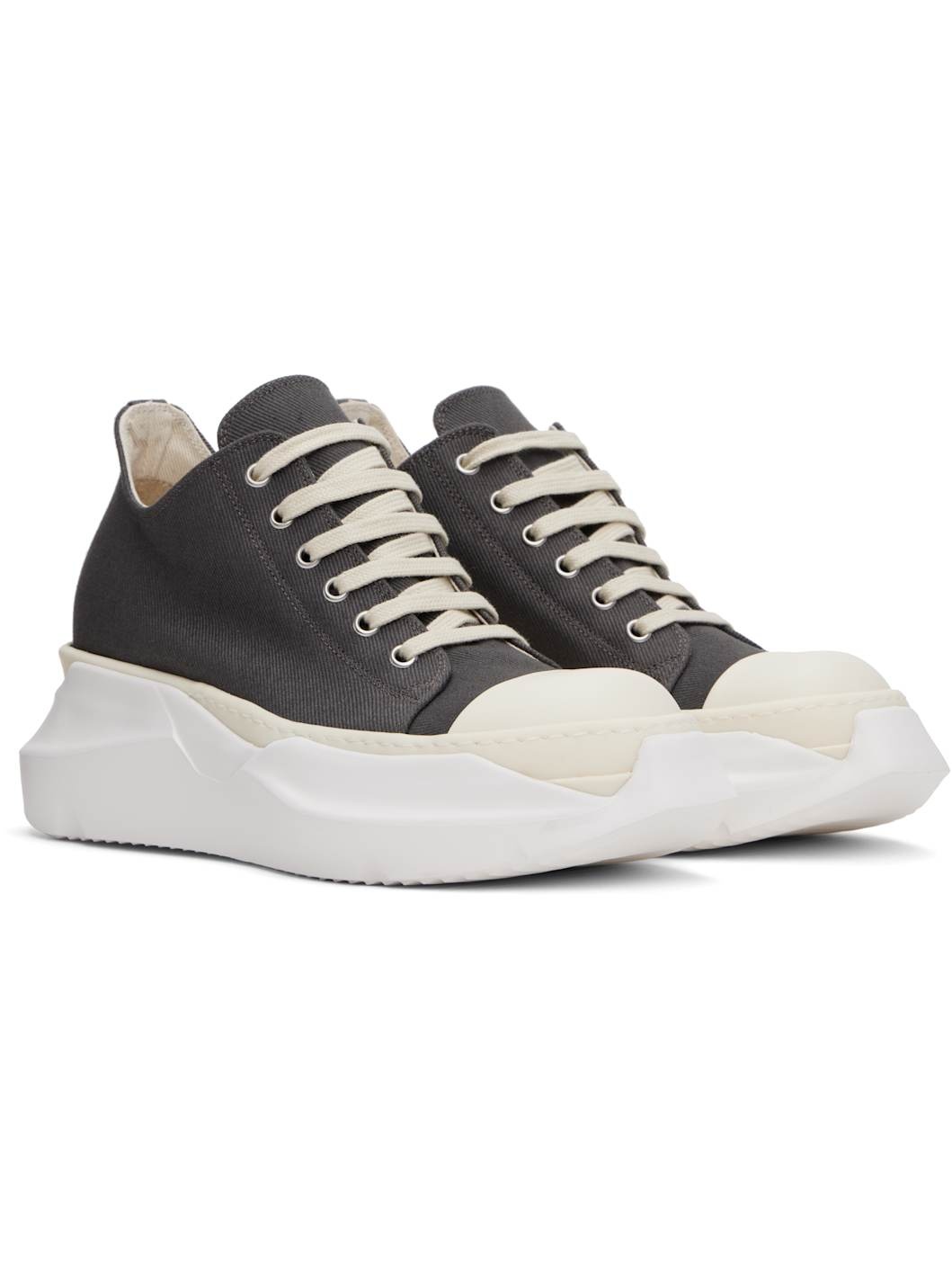 Gray Hollywood Abstract Low Sneaks Sneakers - 4