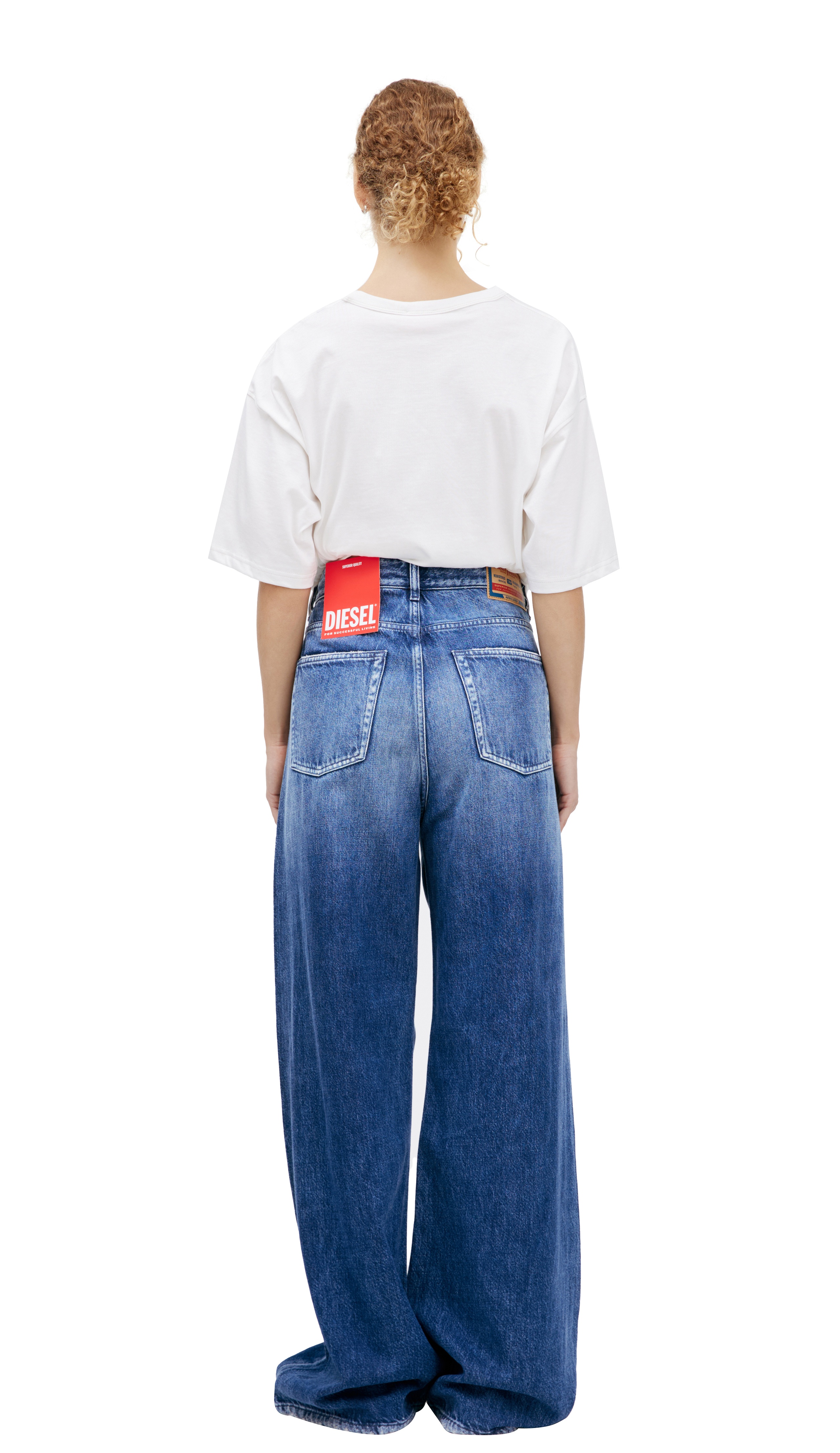 WIDE LEG JEANS WITH PATCH - 3