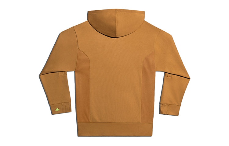 adidas originals x IVY PARK Crossover Solid Color Splicing Detail hooded Sports Couple Style Brown G - 2