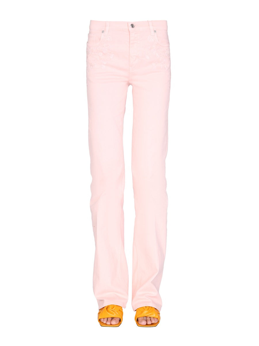 Etro Women Jeans With Embroidered Floral Detail - 1