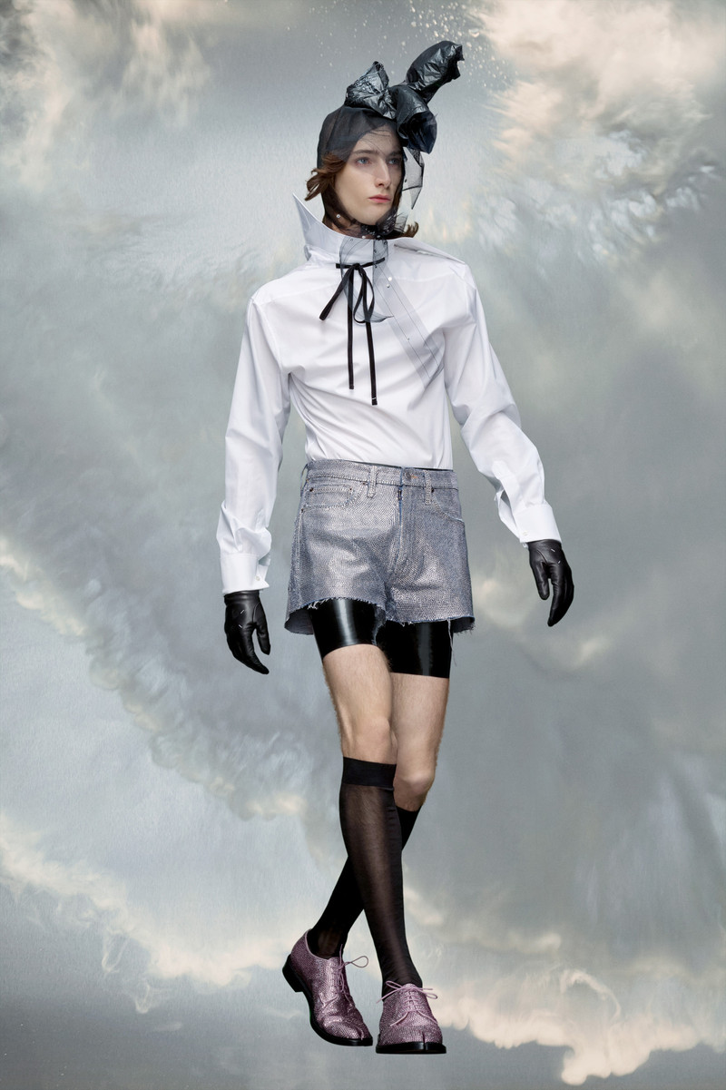 Maison Margiela Rhinestone shorts outlook