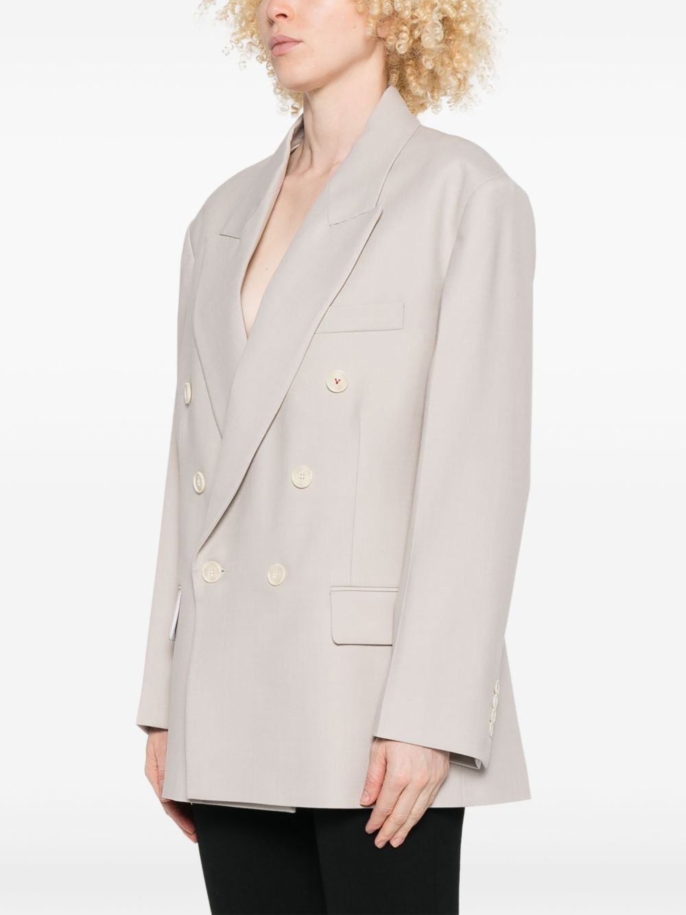 double-breasted blazer - 3