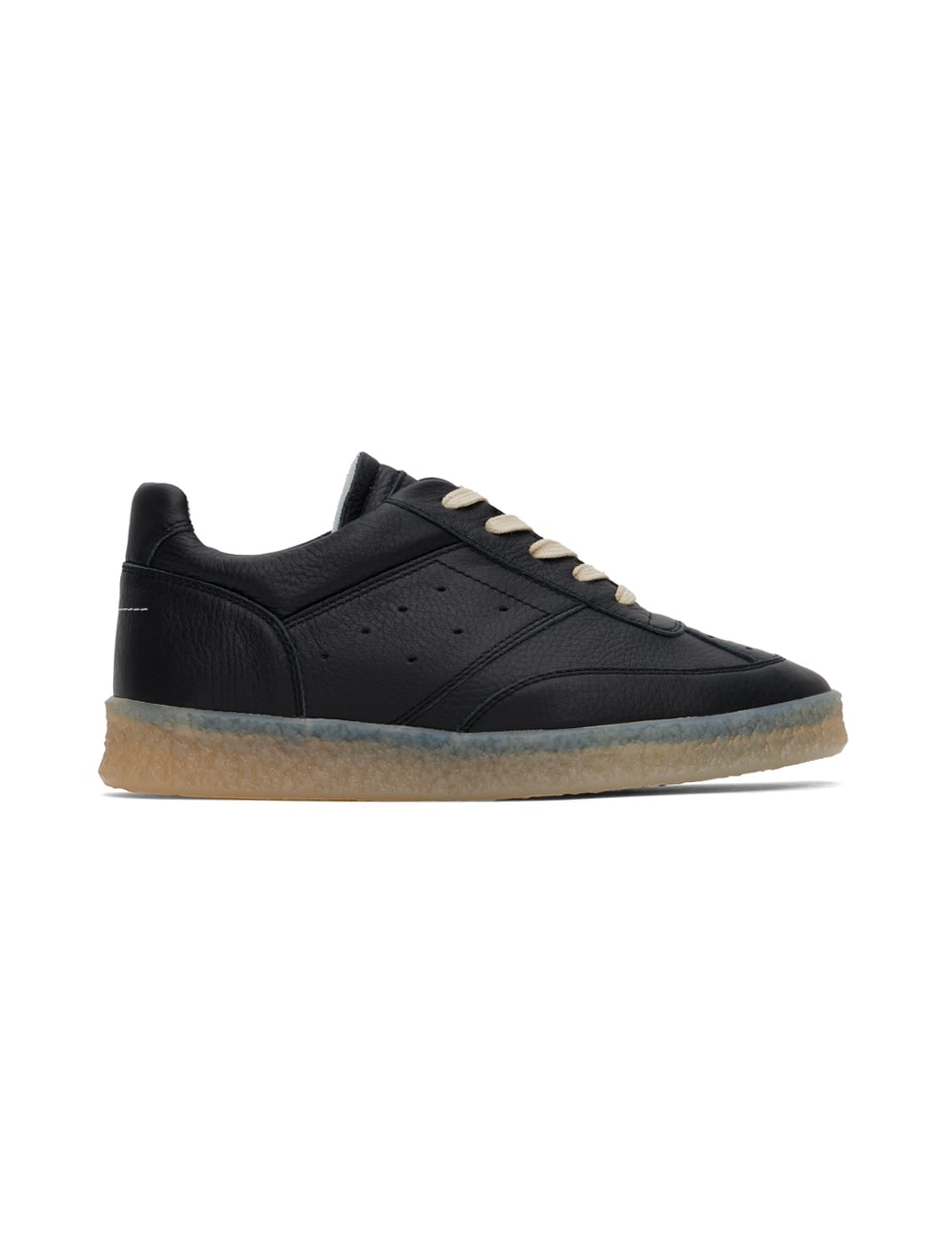 Black 6 Court Sneakers - 1