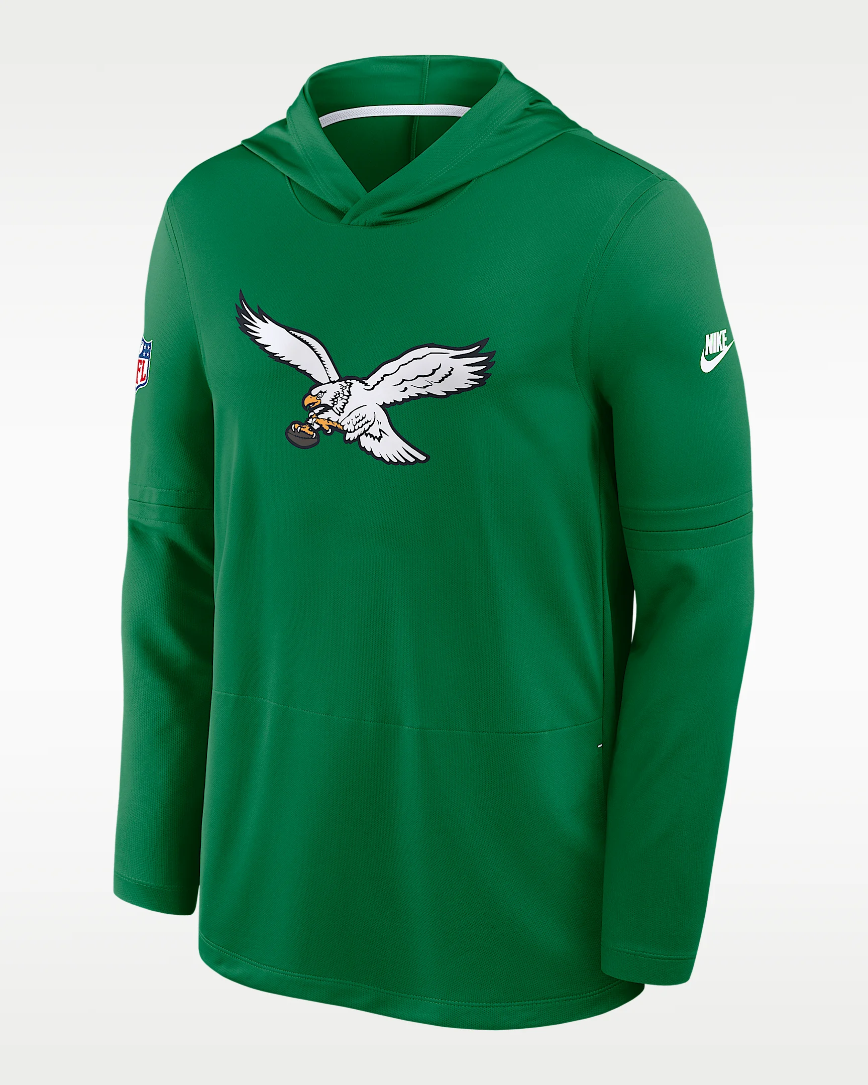 Philadelphia Eagles Alt Men's Nike Dri-FIT NFL Long-Sleeve Hooded Top - 1