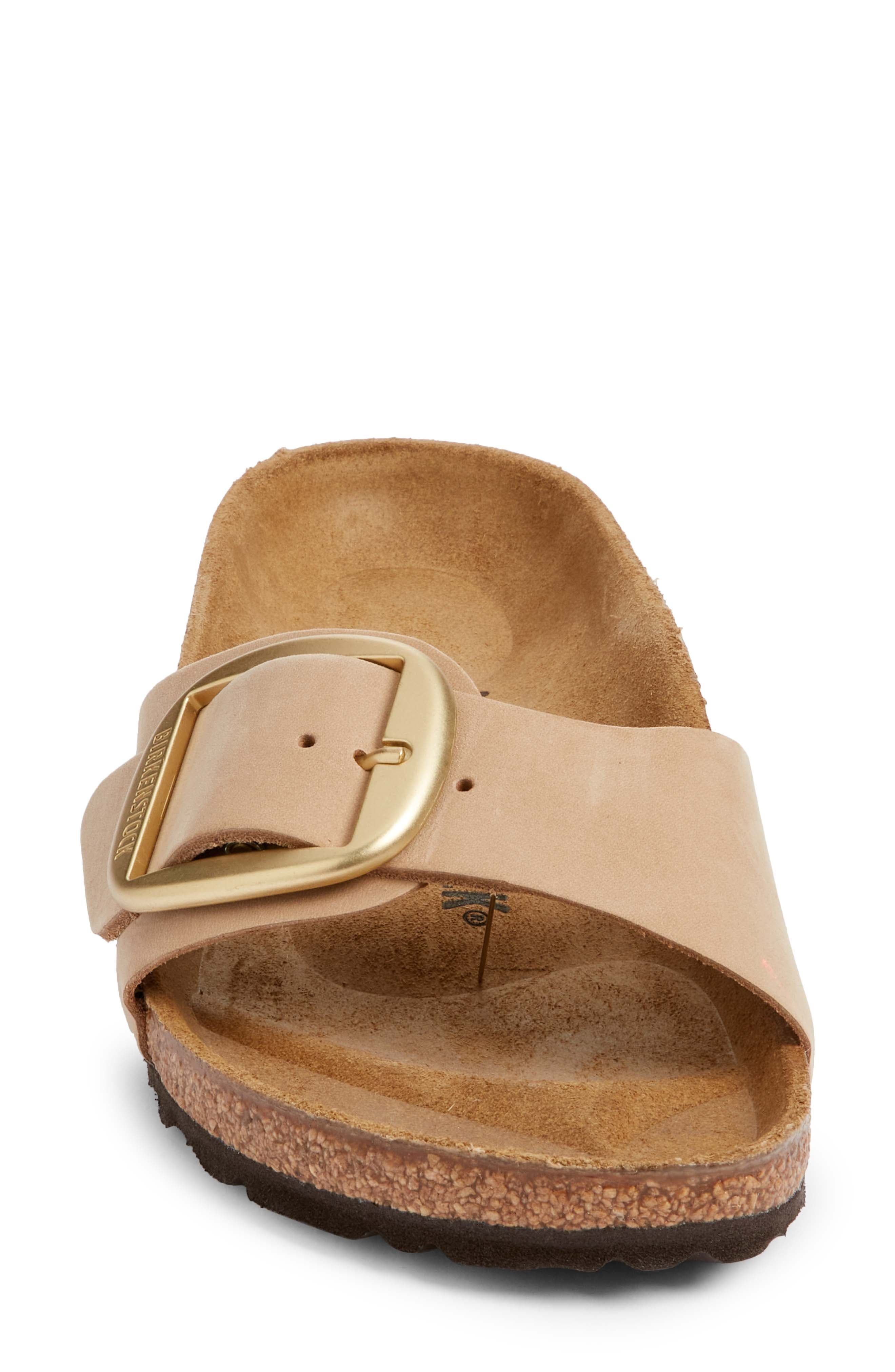 Madrid Big Buckle Slide Sandal - 4