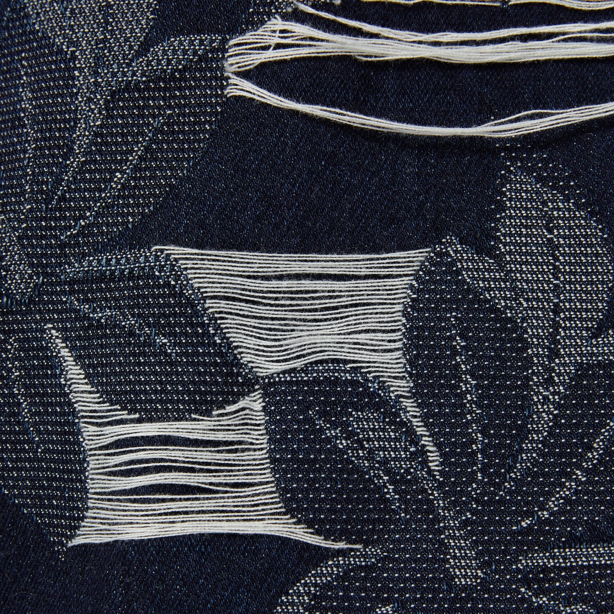 Denim jacquard pant - 6