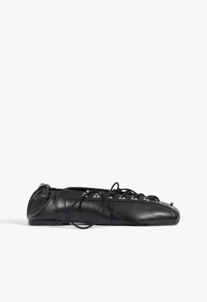 Lola Leather Flat - 1