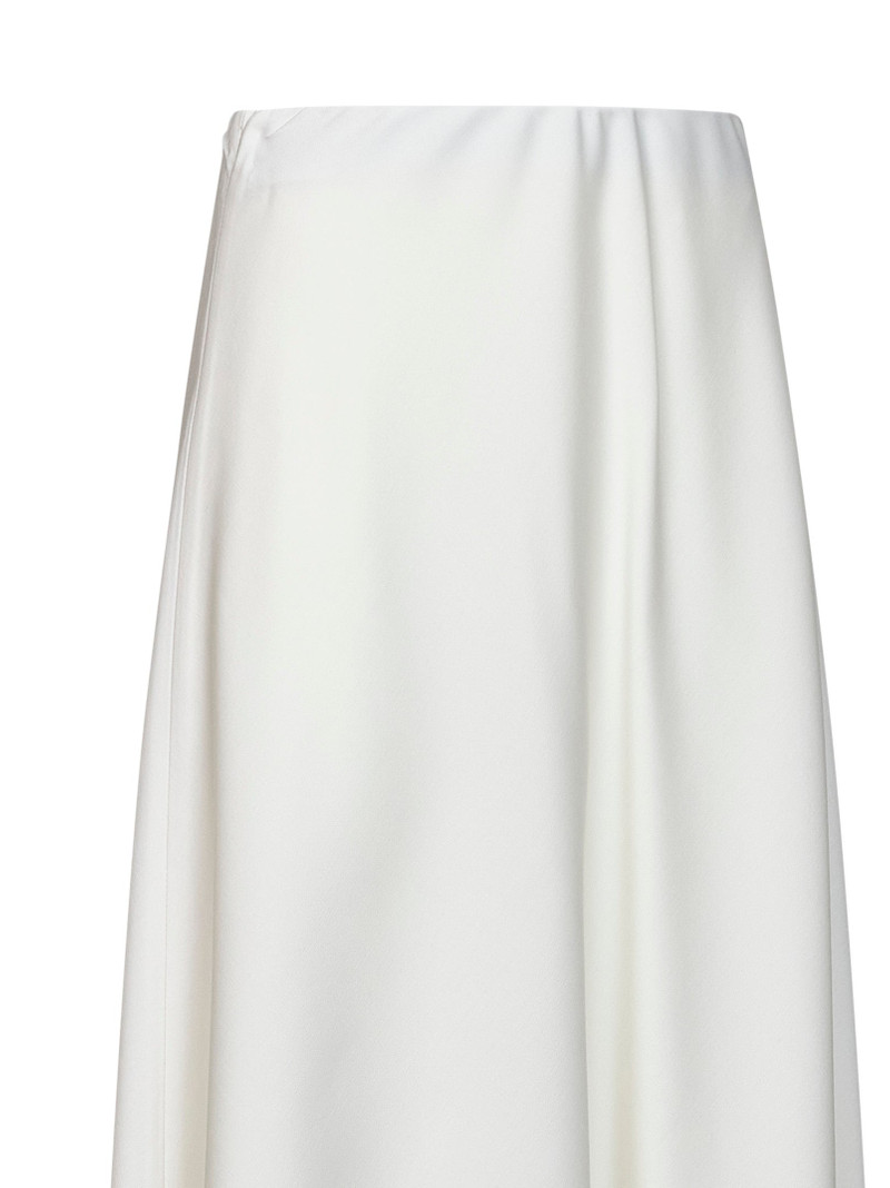 White twill Flute skirt 3