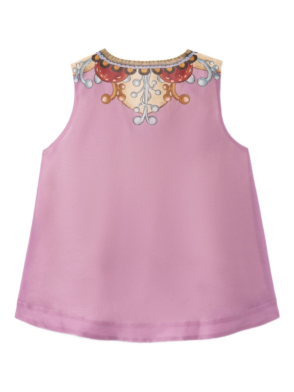 V-neck printed top - 2