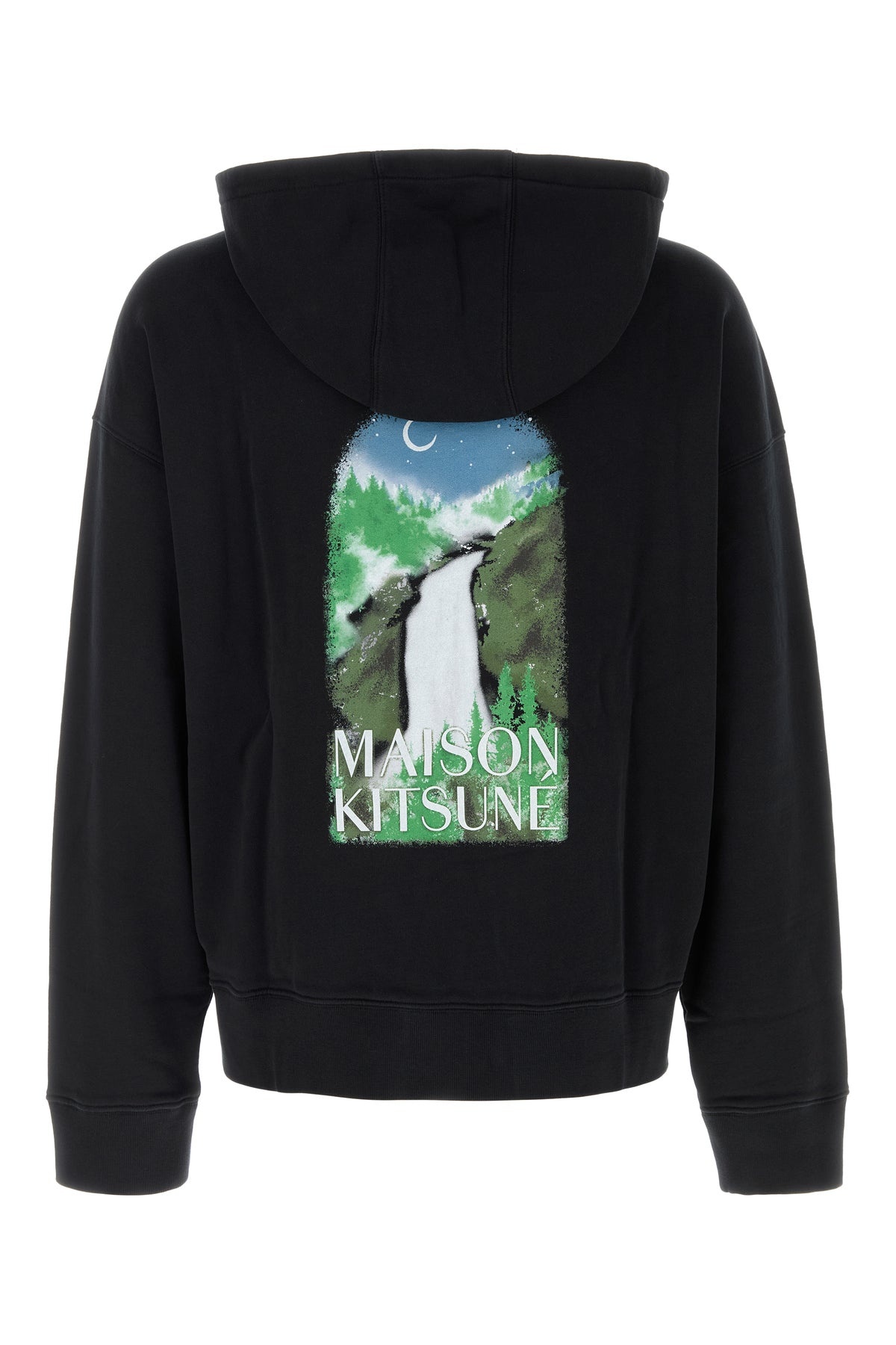 Black cotton sweatshirt - 2