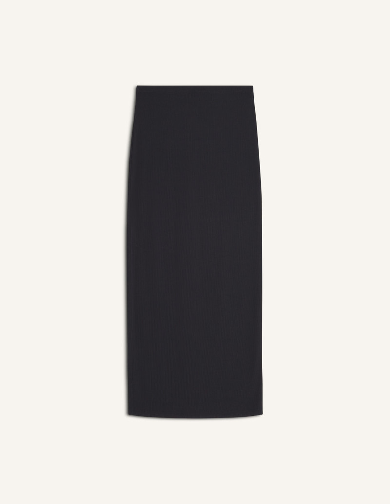 SOFT FINE RIB LONG SKIRT 1