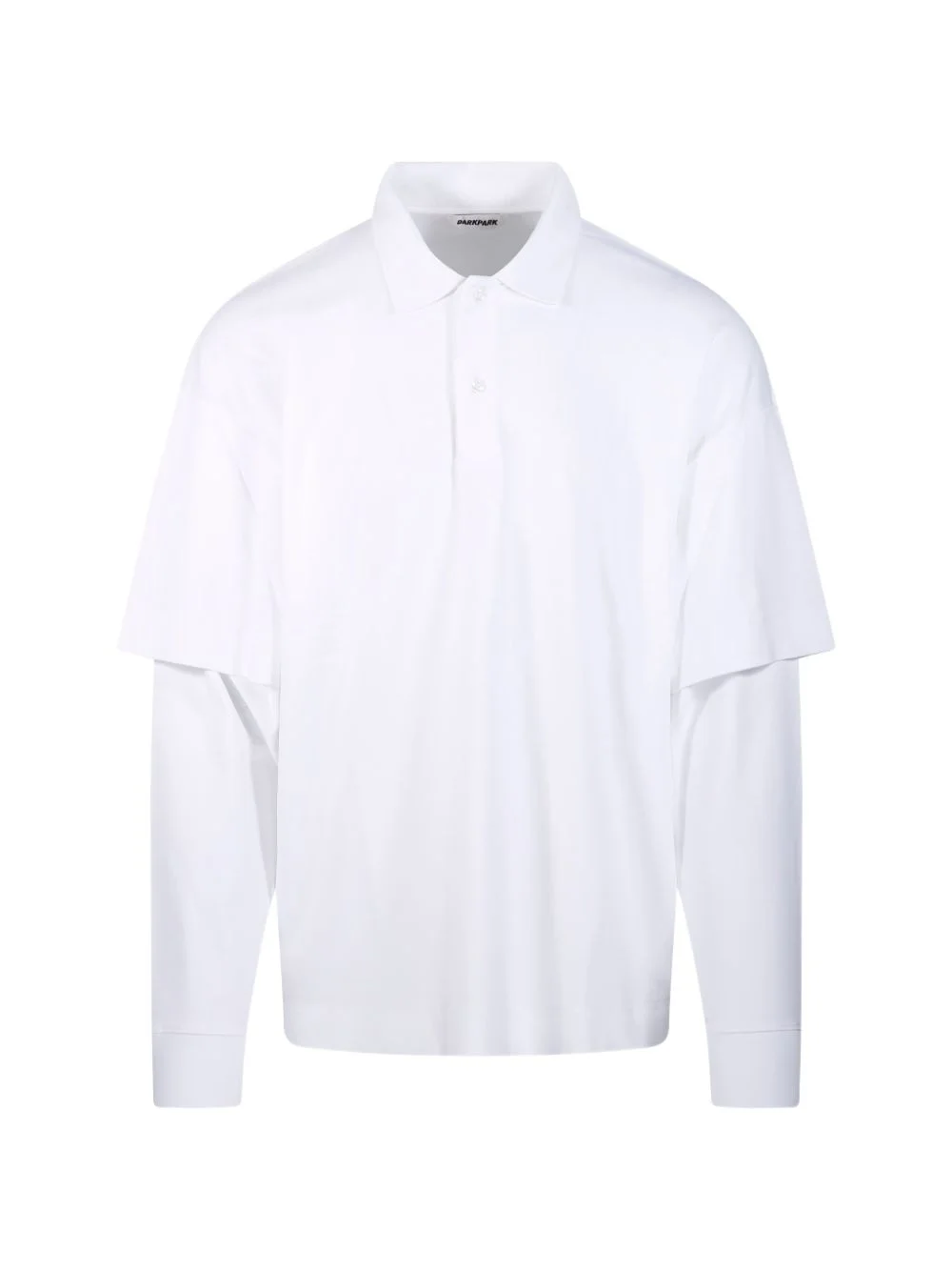 layered polo shirt - 1