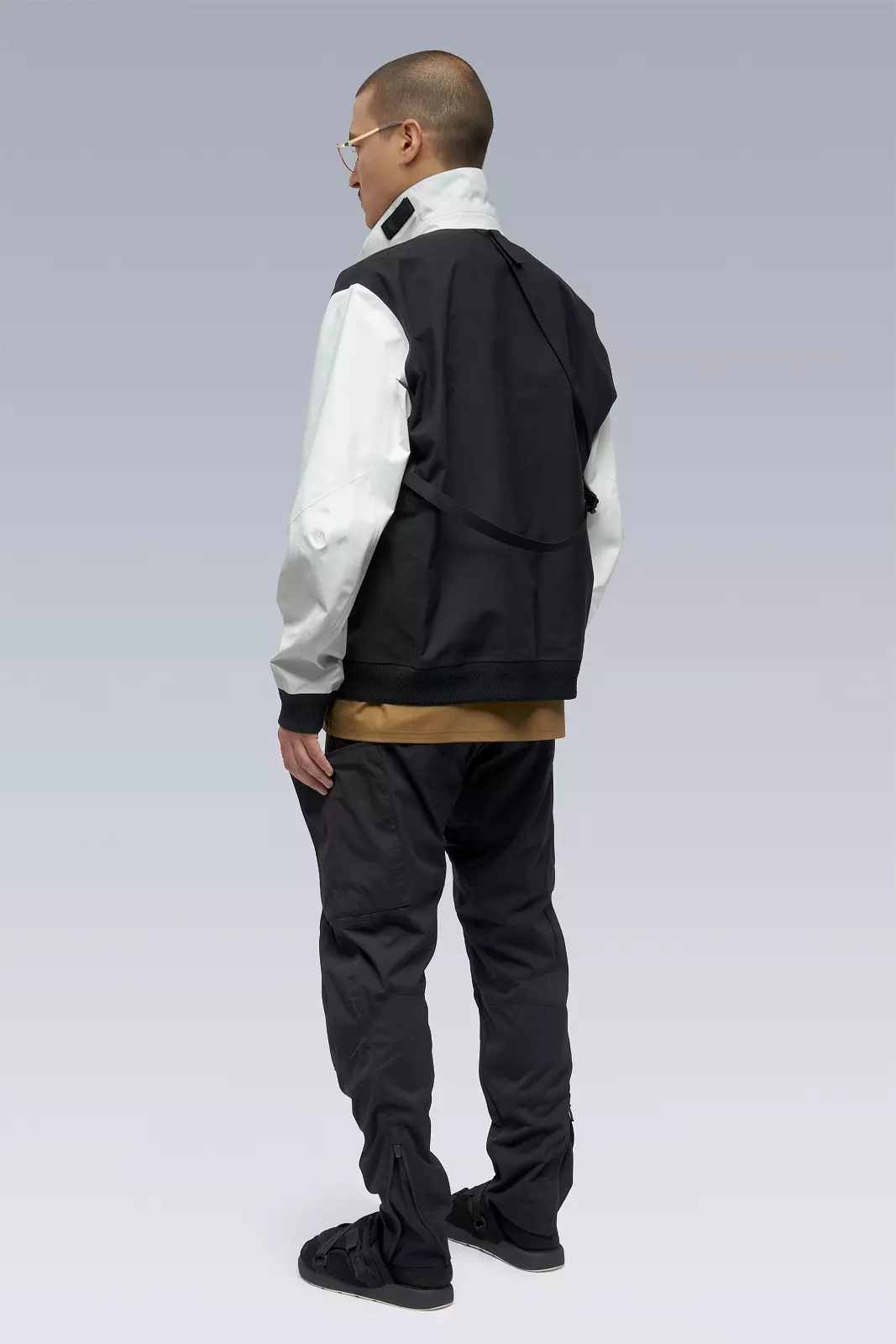 J94-VT 3L Varsity Jacket Black/White - 6