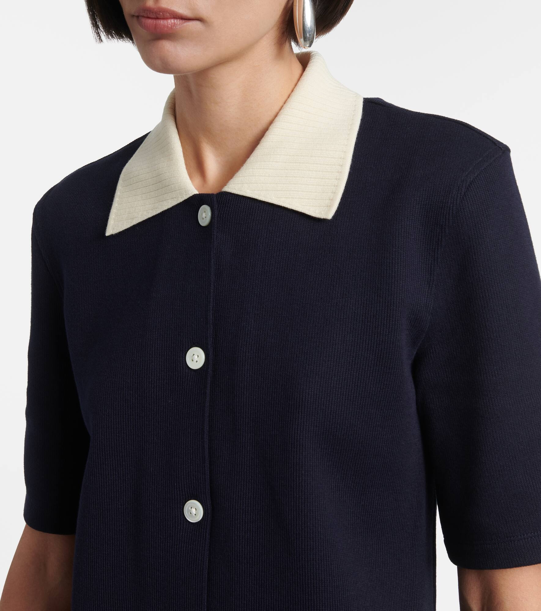 Cotton polo dress - 4