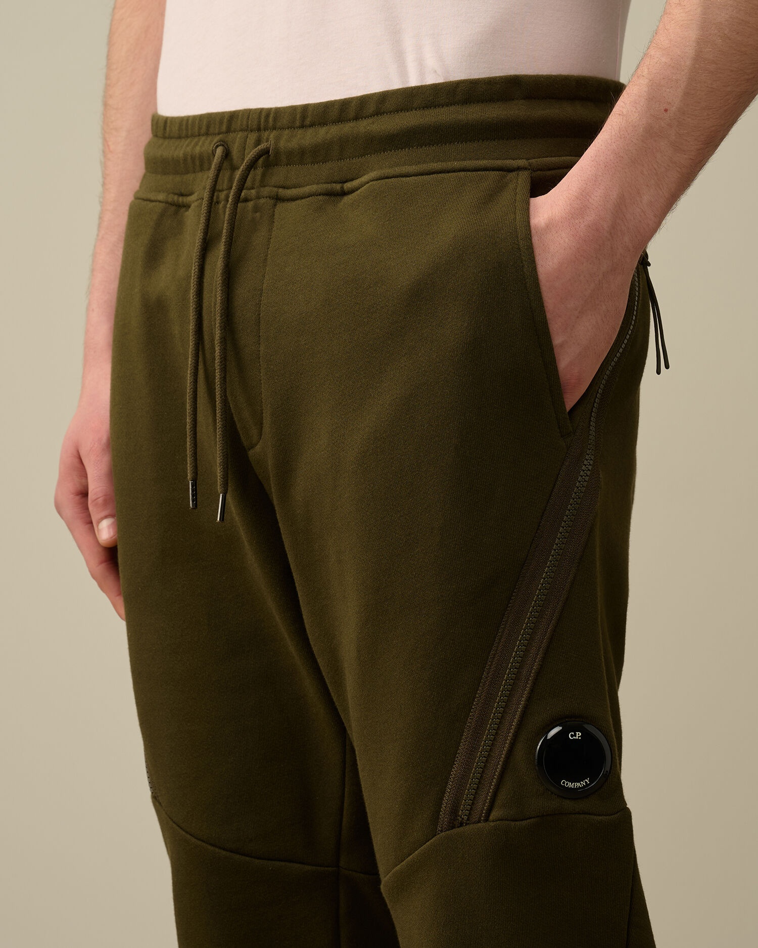 Diagonal Raised Fleece Sweatpants - 4