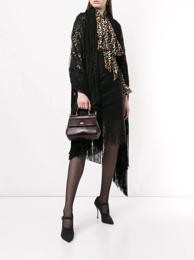 Dolce & Gabbana fringed lace shawl outlook