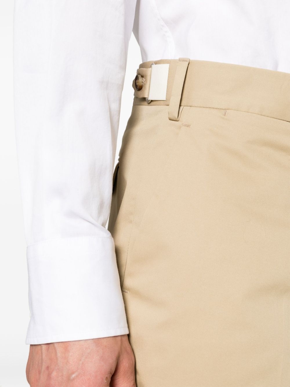mid-rise tapered chinos - 5