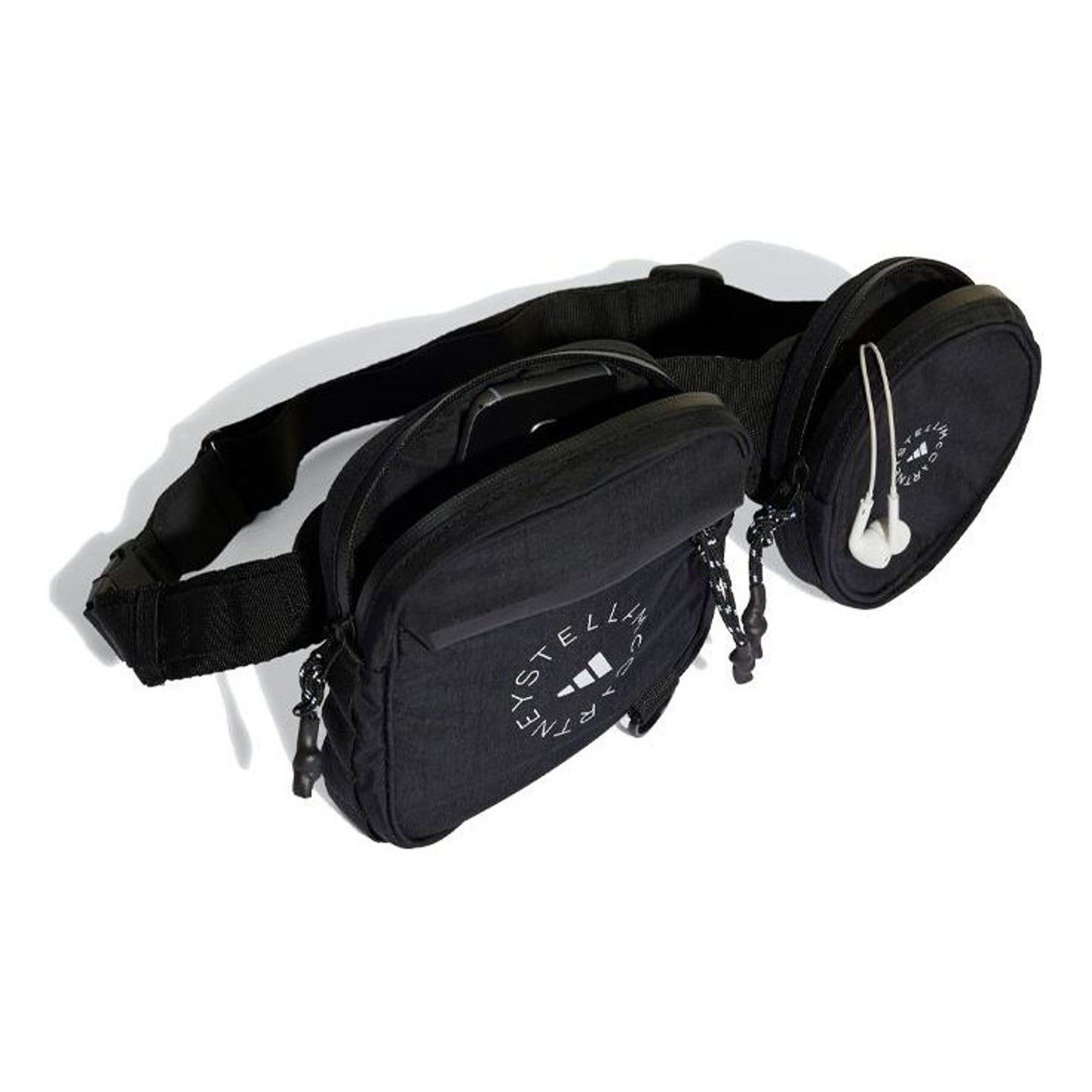 (WMNS) adidas by Stella McCartney Bum Bag 'Black' HY4068 - 3