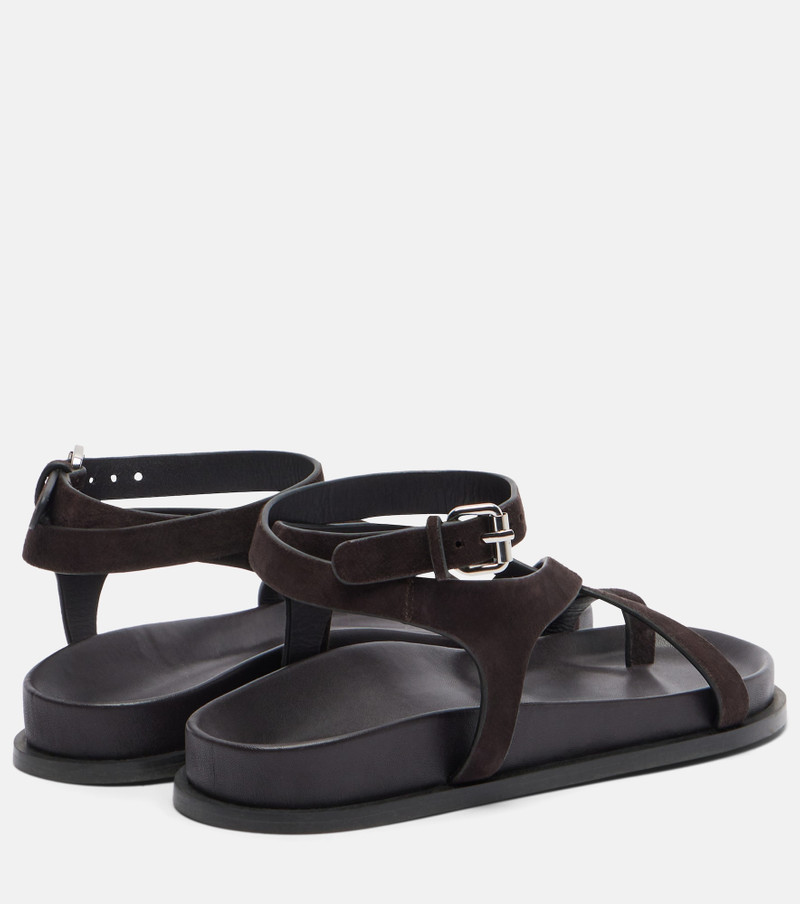 A.EMERY Jalen Slim suede sandals outlook