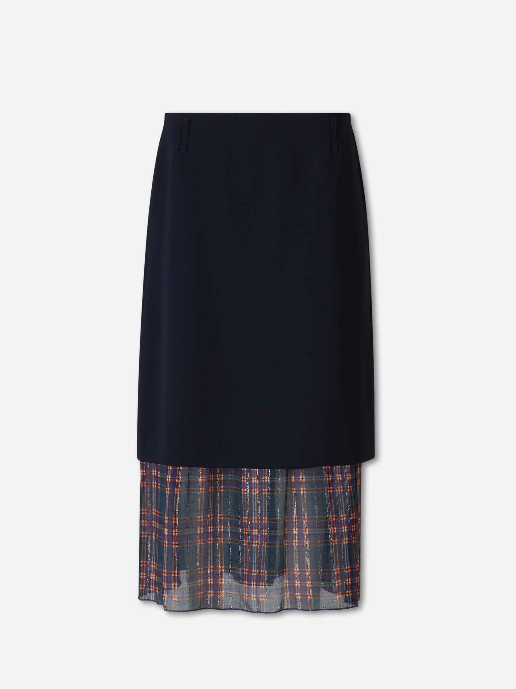 LAYERED MIDI SKIRT - 1